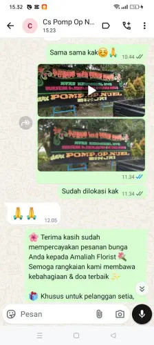 Testimonial Papan Bunga kadudodol