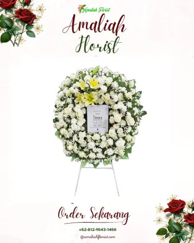 Krans Bunga Duka Cita kadudodol